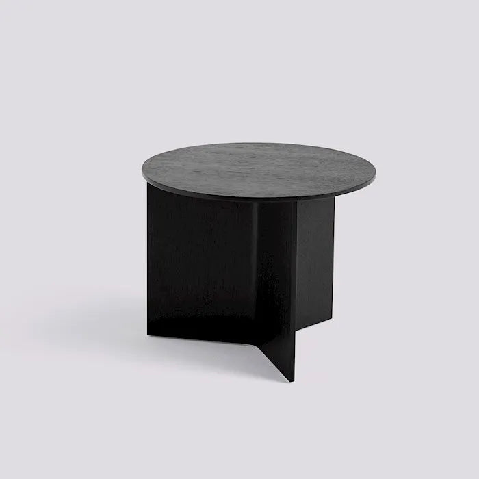 Slit Table Wood Round ø45 cm