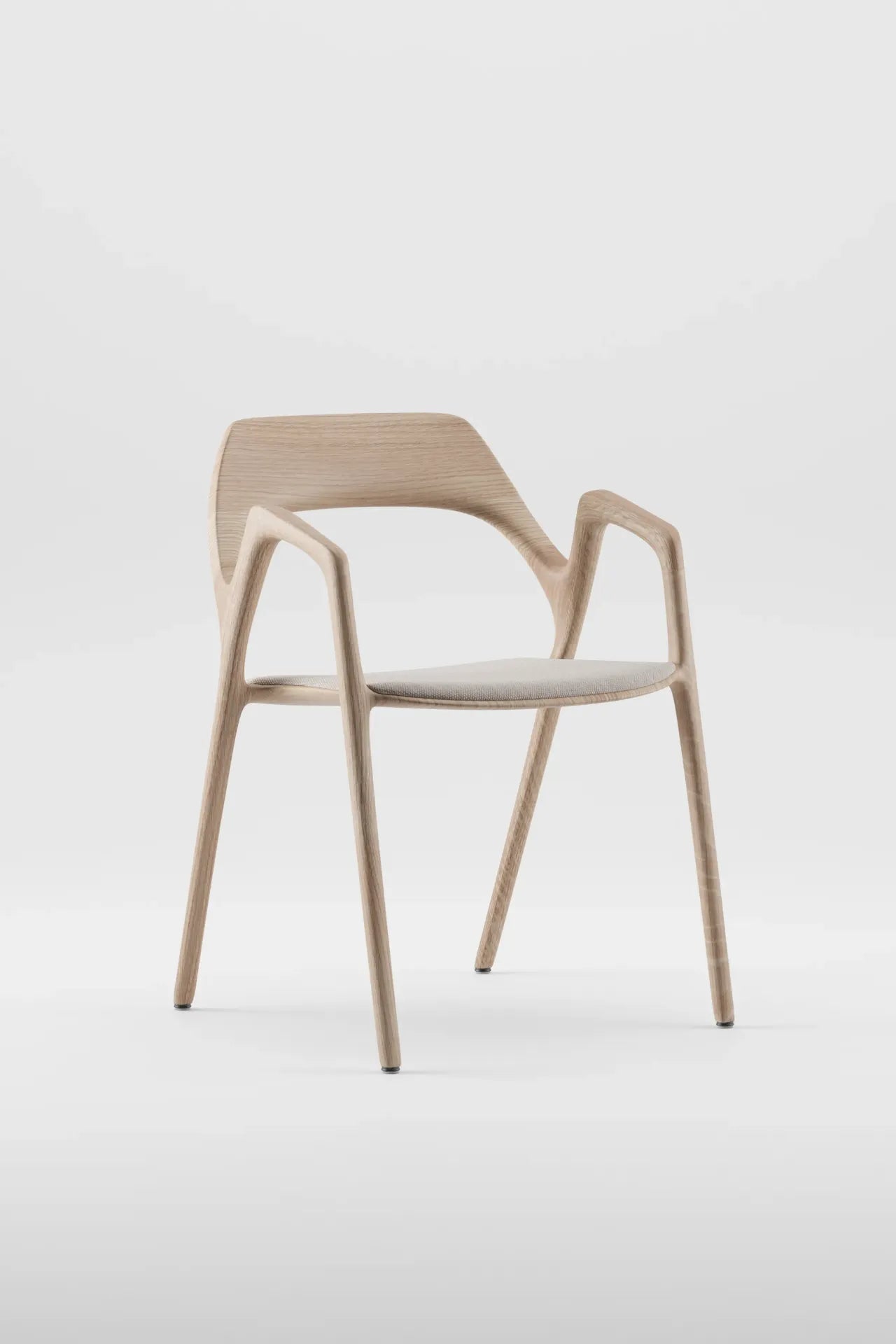 Chaise Ging avec Assise Rembourrée