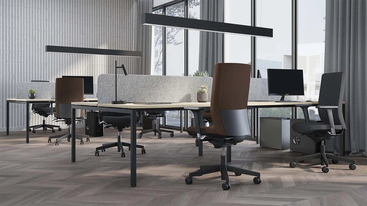 Nova U Bench Desk - 4 personnes