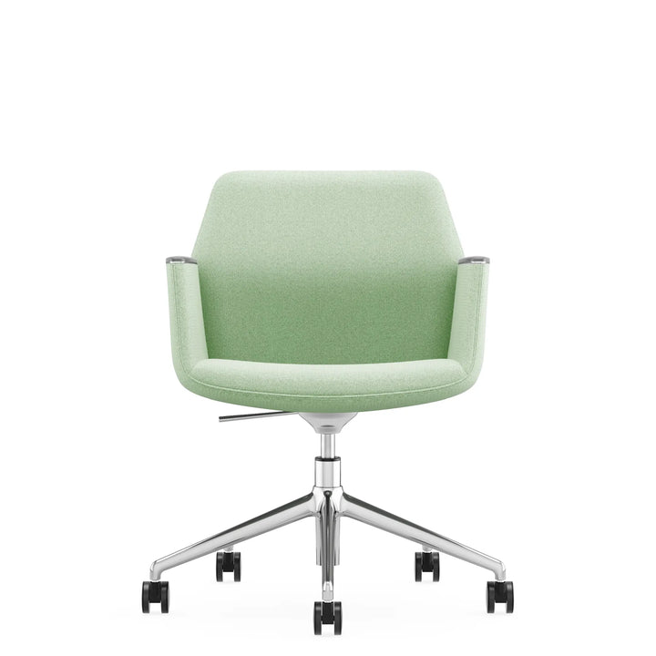 Chaise Alba avec base 5 branches - Dossier hauteur 50 cm