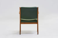Walnut dining chair by Karl-Erik Ekselius, 1960s