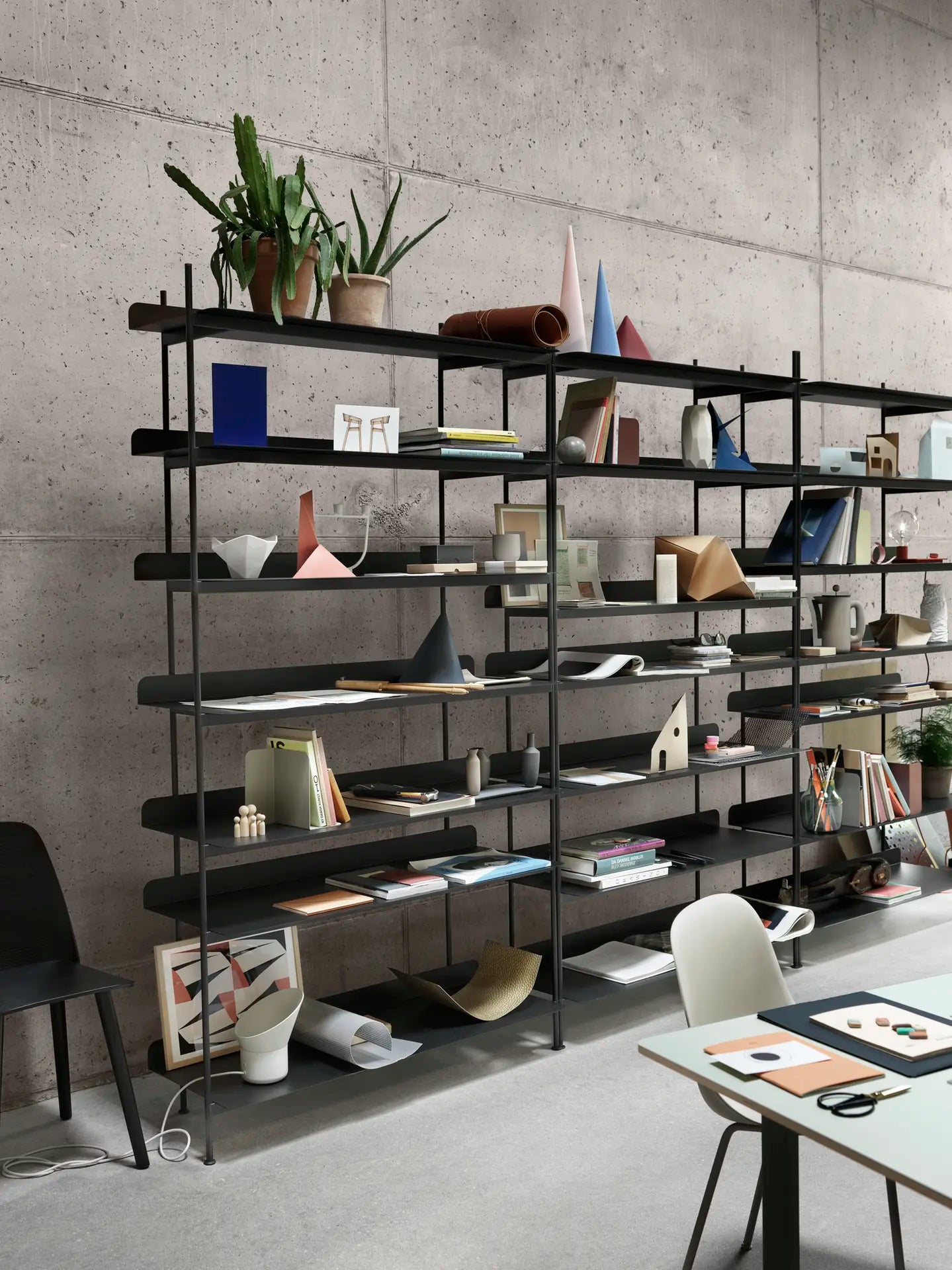 Compile Shelving System - Configuration 8 - Noir