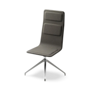 Laia Meeting Chair 4 Legs  Front & Back in Fabric High Back