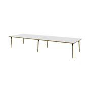 Scala Workstation Table 3 Tops and 8 Legs - Depth 160