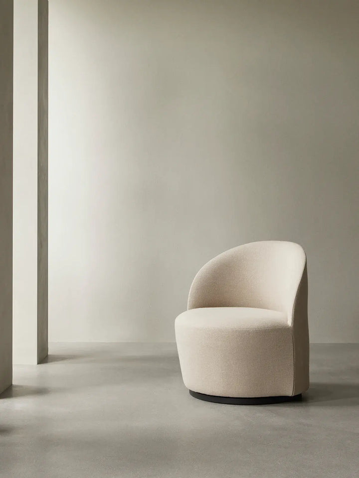 Chaise longue Tearoom - Entièrement rembourrée et pivotante avec retour