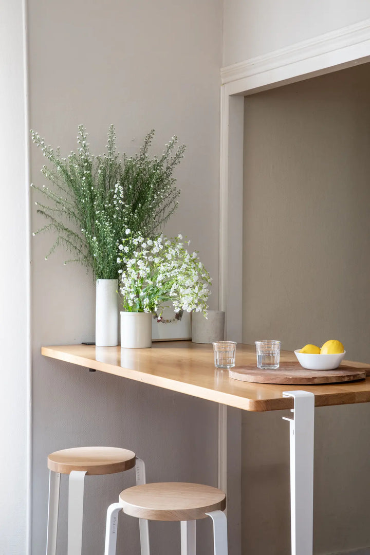 Wall Mounted Oak Top