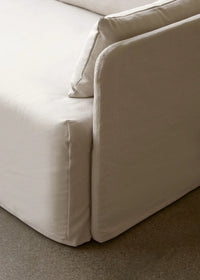 Offset Loose Cover Sofa - One Seater