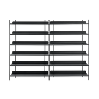 Compile Shelving System - Configuration 8 - Noir