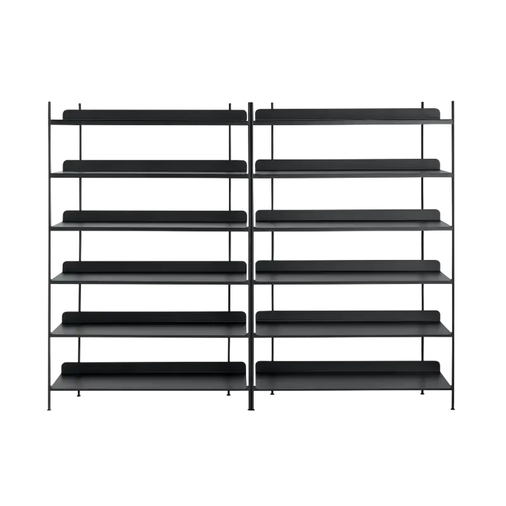 Compile Shelving System - Configuration 8 - Black