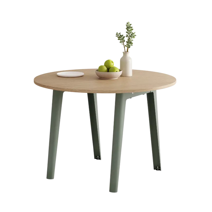 New Modern Round Table Ø110cm - Reclaimed Wood