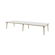 Scala Workstation Table 2 Tops and 6 Legs - Depth 160