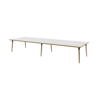 Scala Workstation Table 2 Tops and 6 Legs - Depth 160