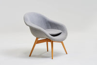 Fabric armchair by Miroslav Navratil