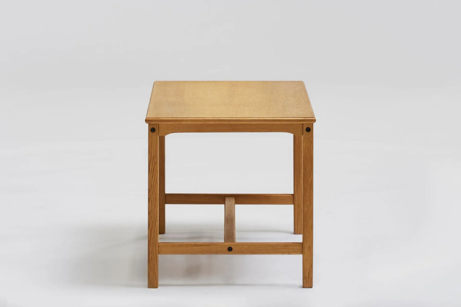 Oak side table, 1950s-1970s