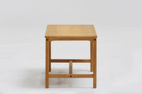 Oak side table, 1950s-1970s