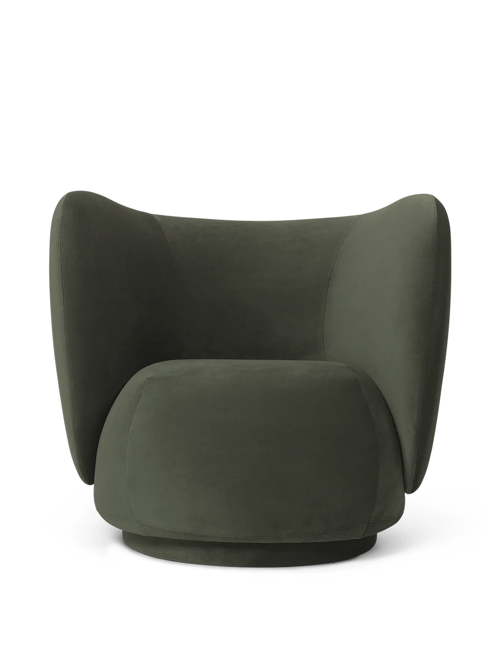 Rico Lounge Chair - Velvet Pine