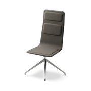 Laia Meeting Chair 4 Legs Front Side in Fabric High Back