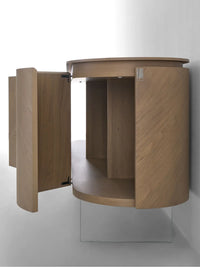Opera Sideboard – 4 Doors – Glass Shelves & Legs