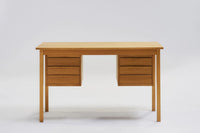 Oak desk, 1950s-1970s