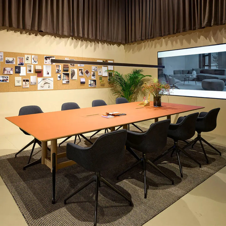 Woodstock Single Column Conference Table - 1 Top and 2 Legs