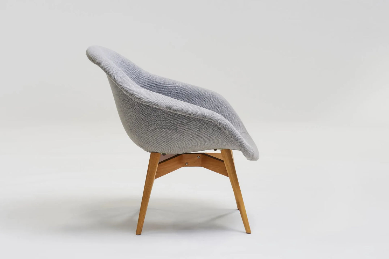 Fabric armchair by Miroslav Navratil