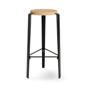 Lou Tabouret De Bar - Bois Massif
