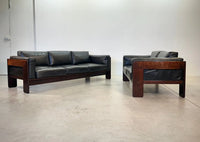 Bastiano Leather Sofa by Afra and Tobia Scarpa for Gavina, 1960s - 3 Seater