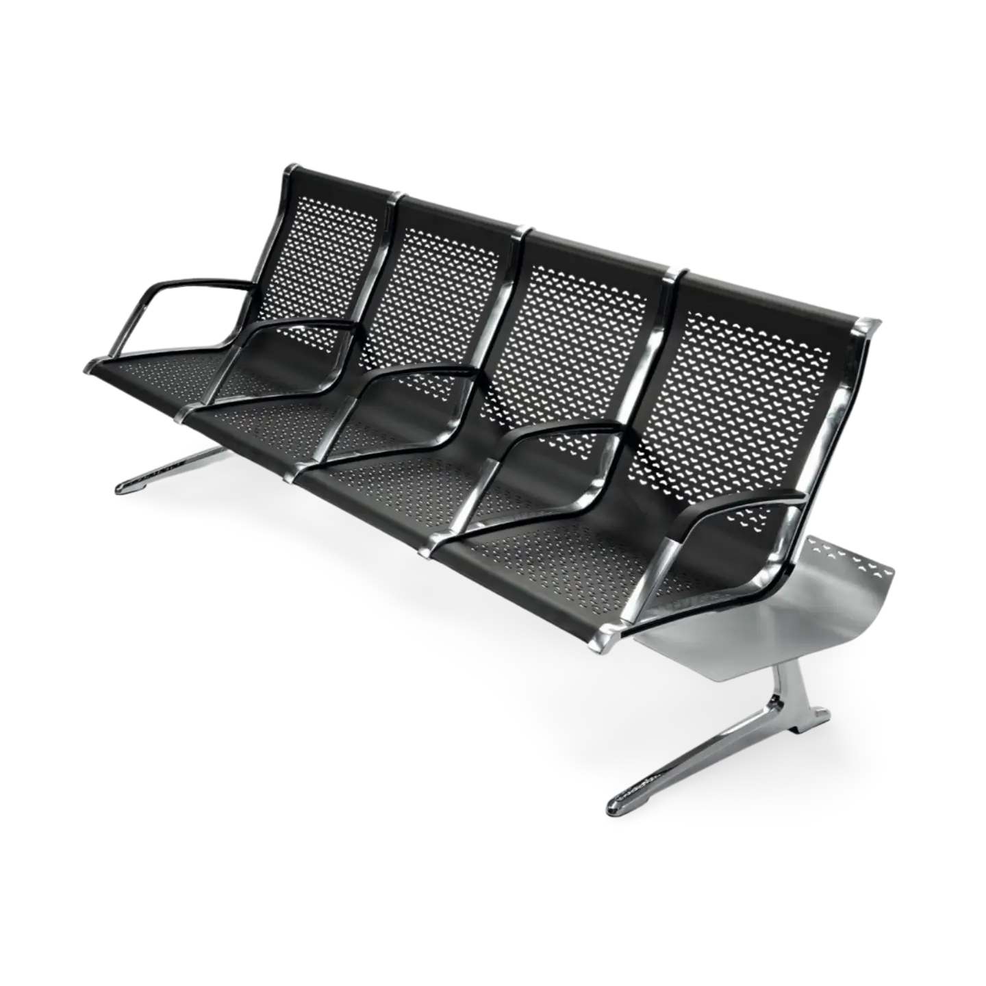 Passport Steel 4 Seats Bench with Armrest
