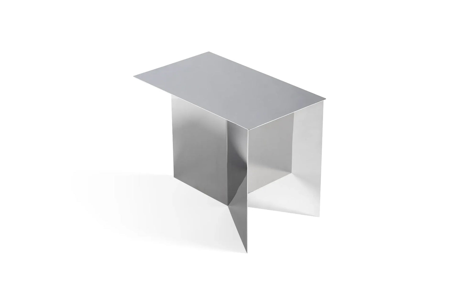 Slit Table Oblong - Mirror Polished Stainless Steel