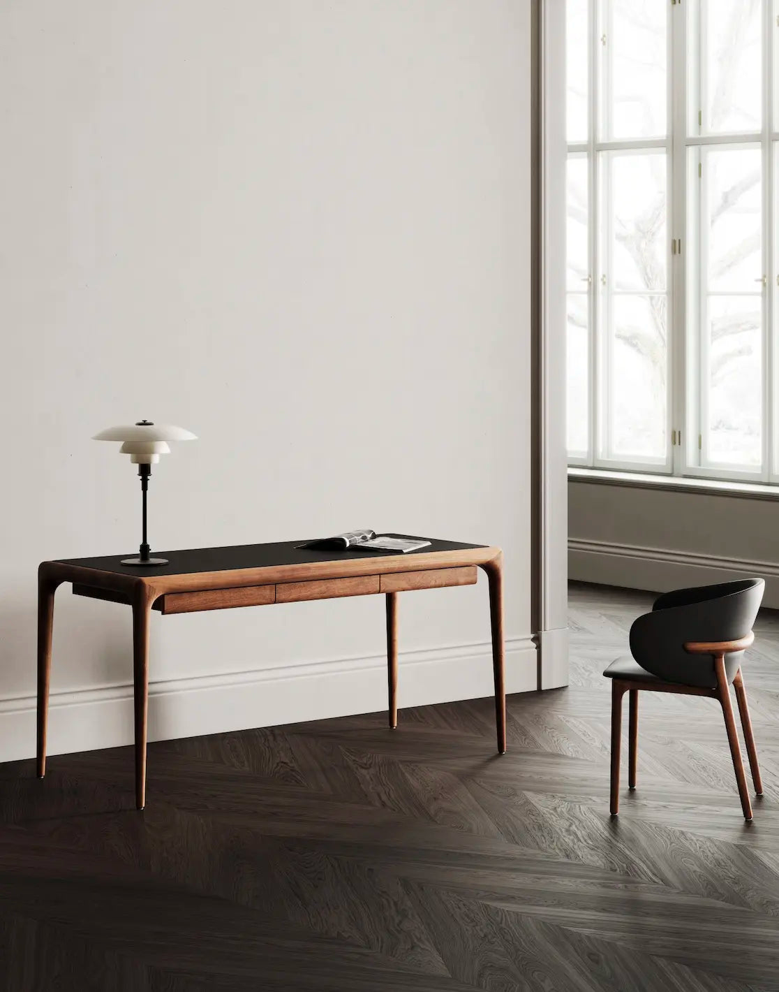 Latus Leather Desk