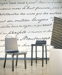 Emea Tabouret de comptoir 66 cm Siège en bois à dossier bas