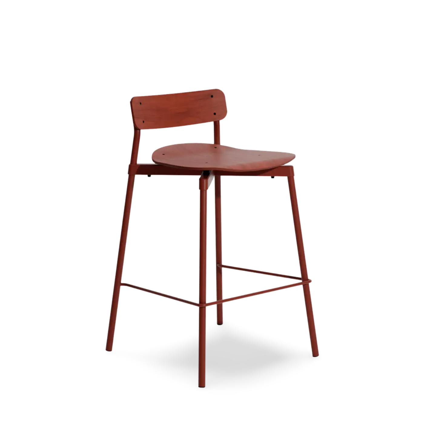 Fromme Wood High Stool 65cm