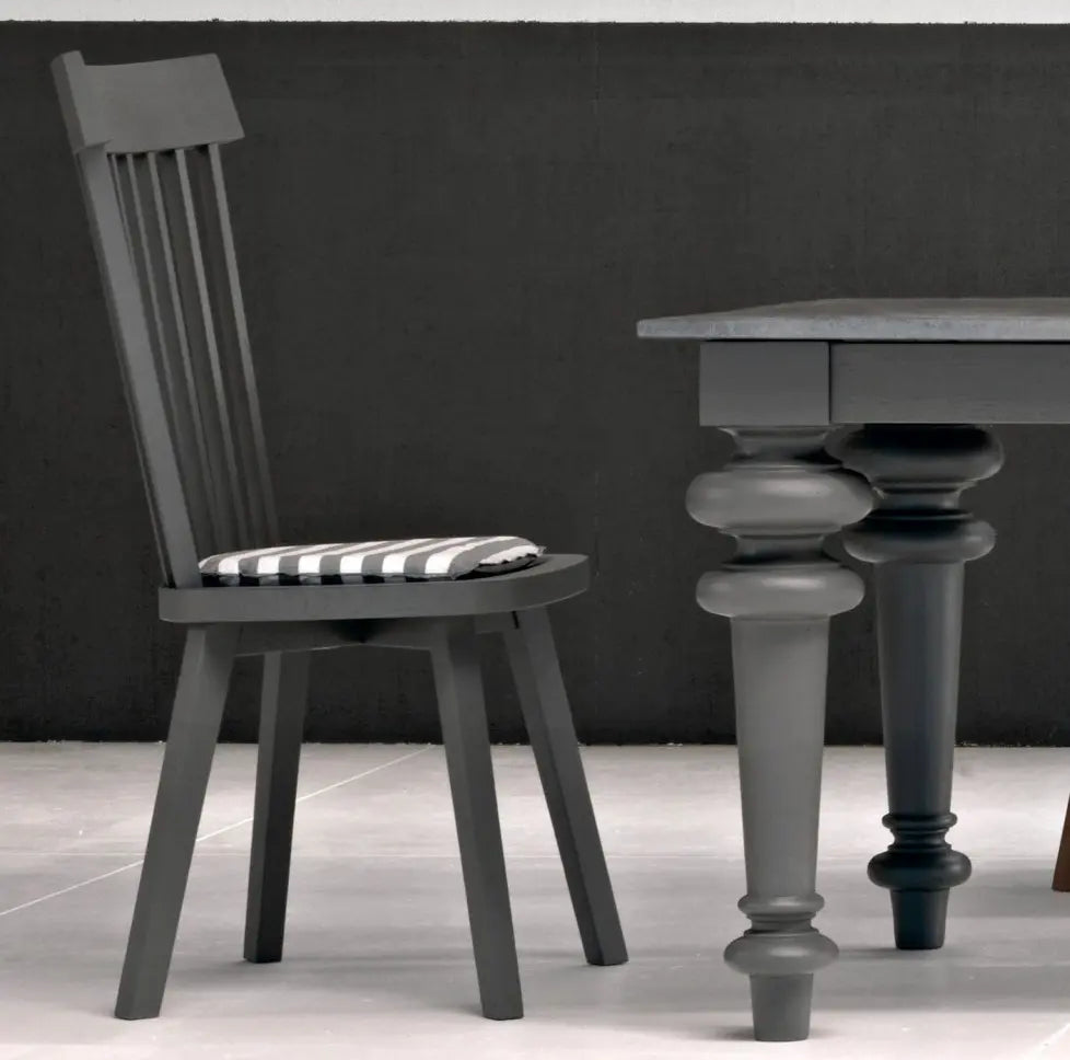 Chaise De Salle À Manger Grise
