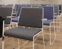 Finn Chair Skid Base - Low back with Arms