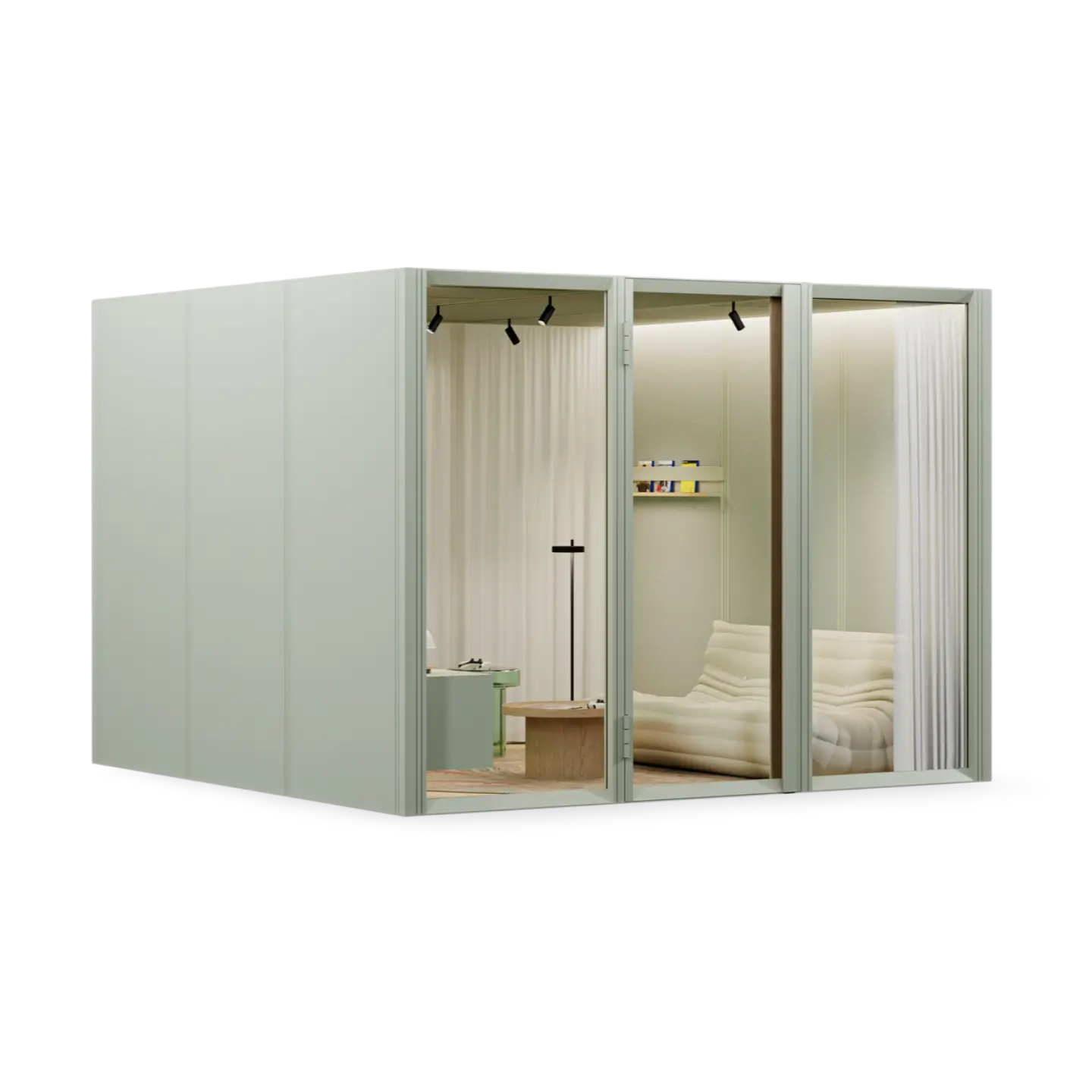Mute Modular Lounge 3x3 - Closed Roof