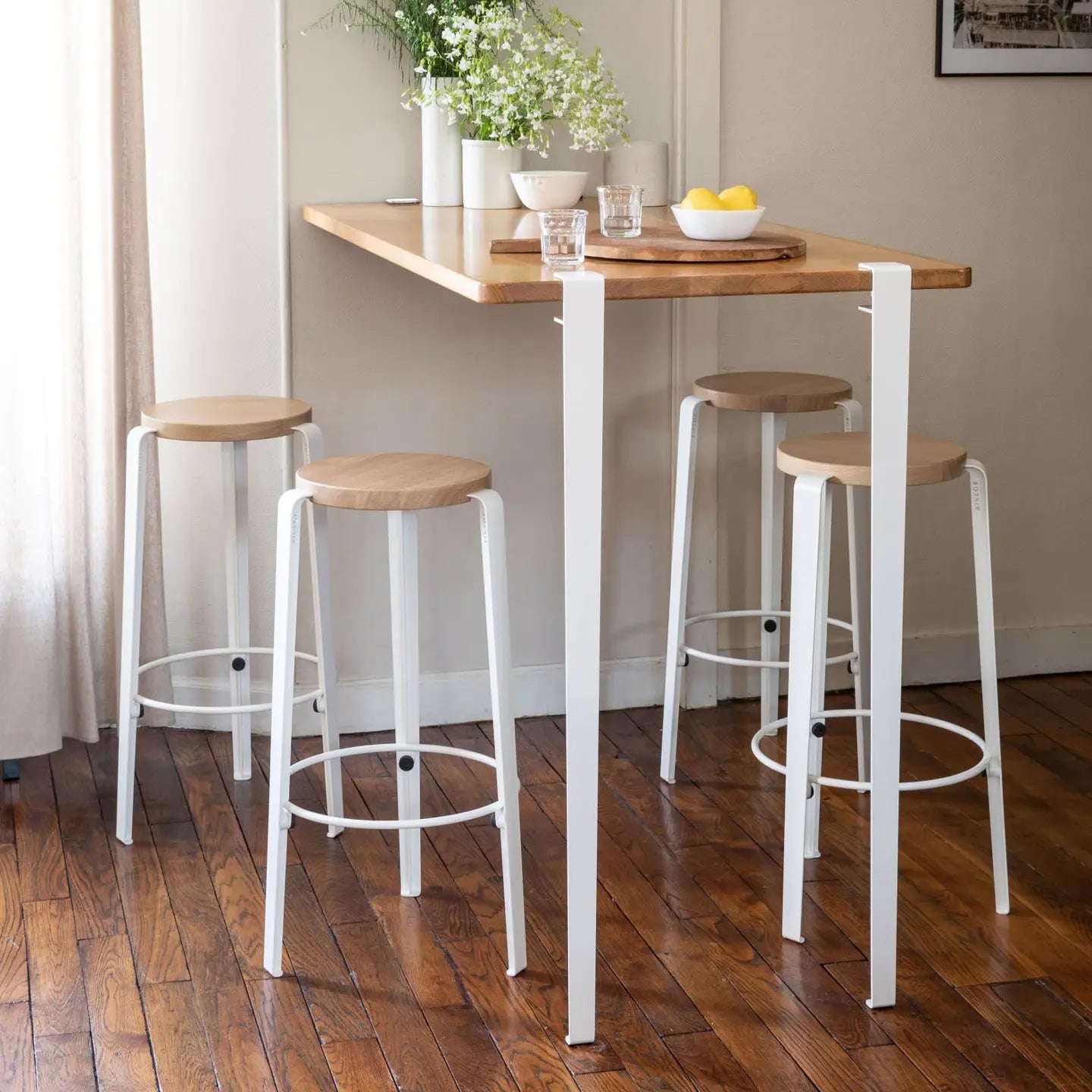 Pied de table haute (pied seul)