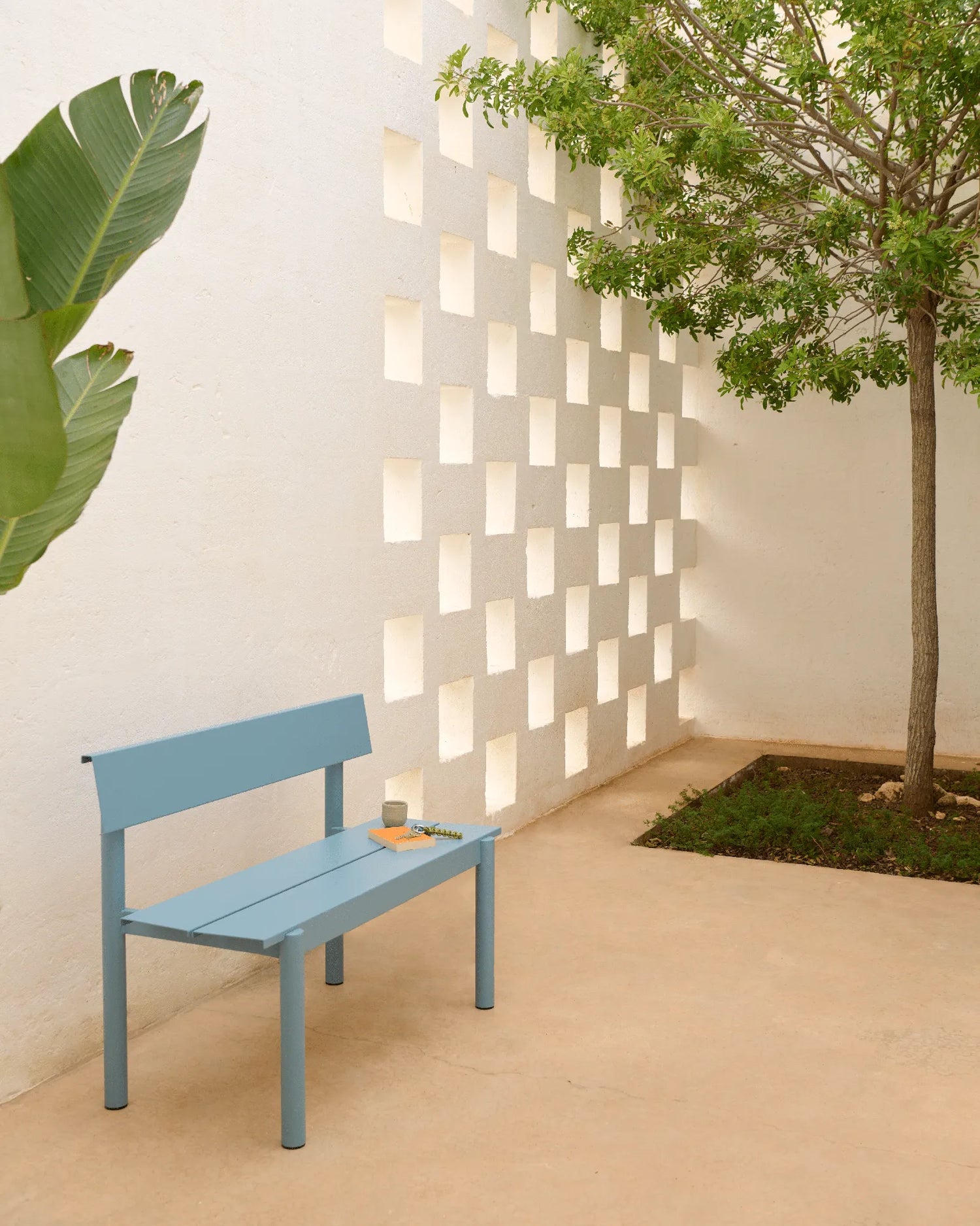 Linear Steel Bench