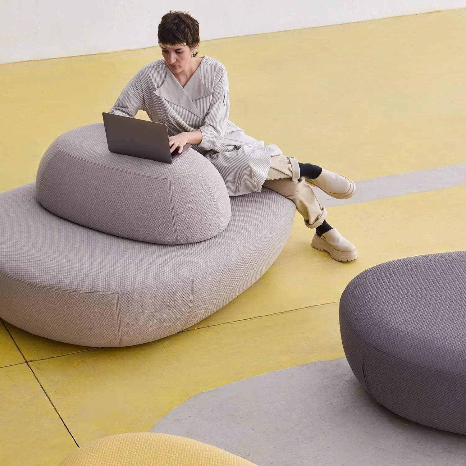 Pouf Sœurs Grand Avec Dossier