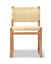 Chaise BM61 en rotin, modèle 3261