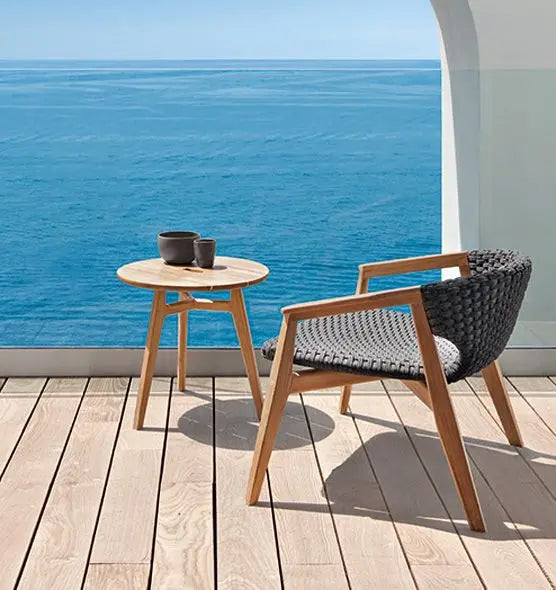Table Basse Ronde En Tricot