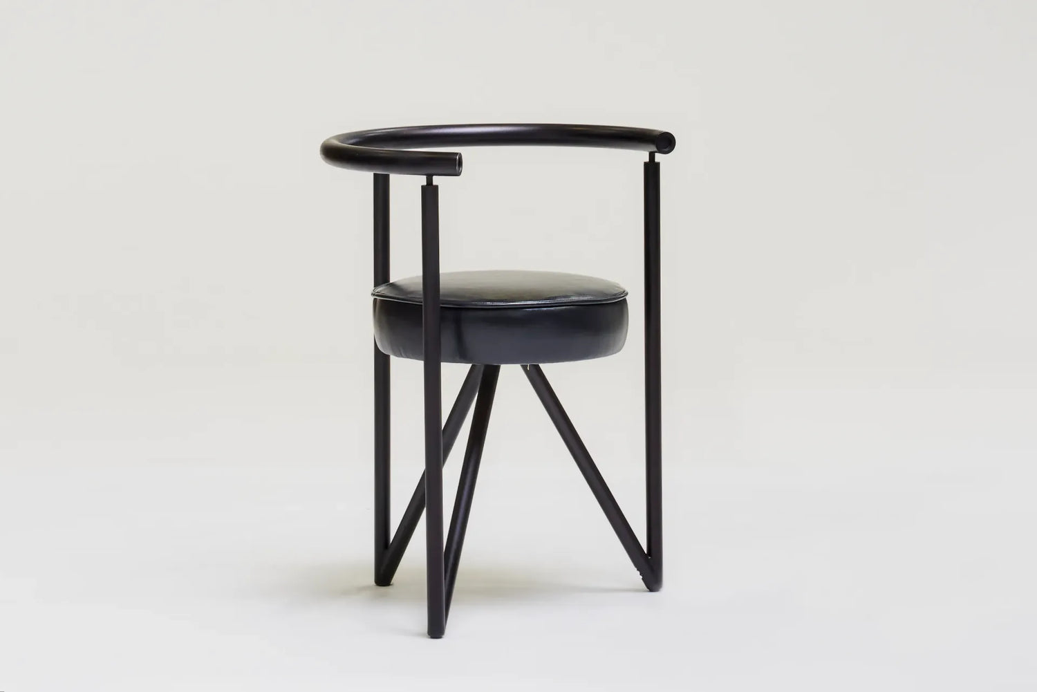 Set of 4 metal dining chairs 'Miss Dorn' by Philippe Starck
