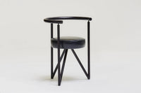 Set of 4 metal dining chairs 'Miss Dorn' by Philippe Starck
