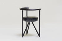 Set of 4 metal dining chairs 'Miss Dorn' by Philippe Starck