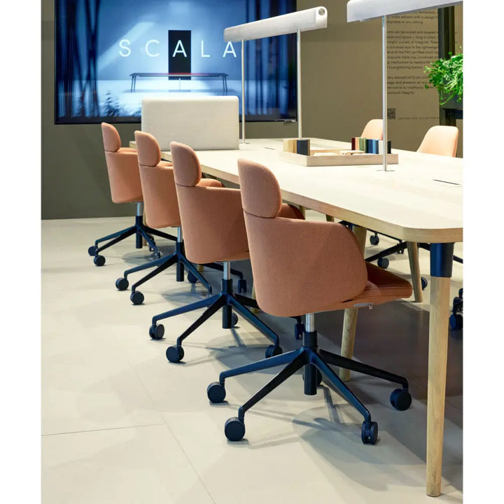 Scala Table de travail 3 plateaux et 8 pieds - Profondeur 160