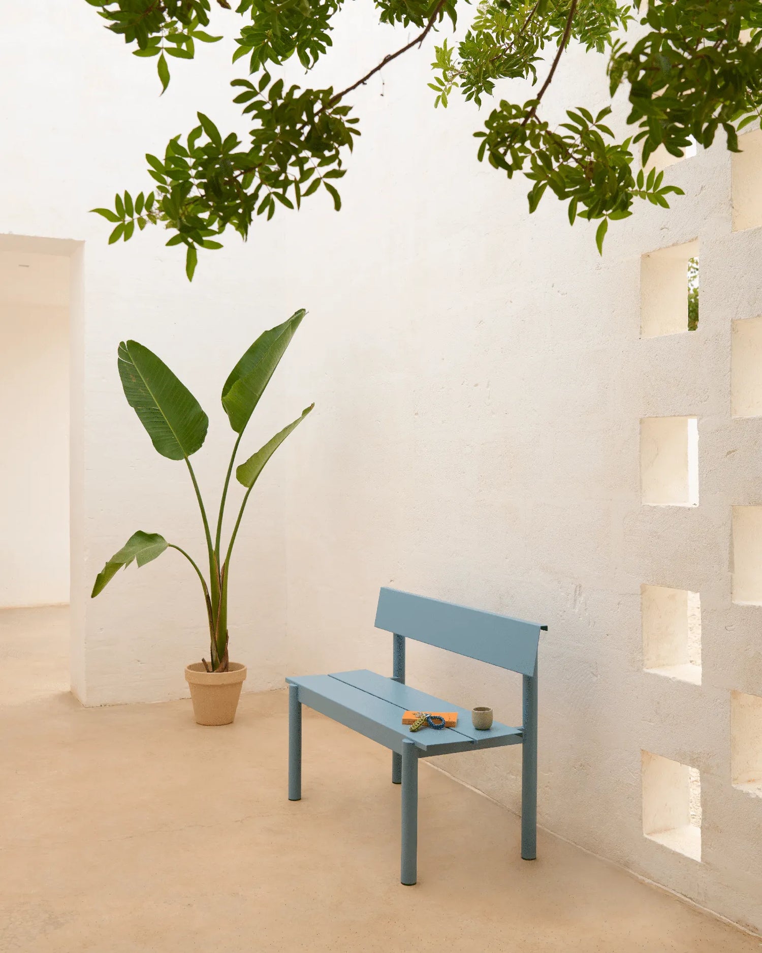 Linear Steel Bench