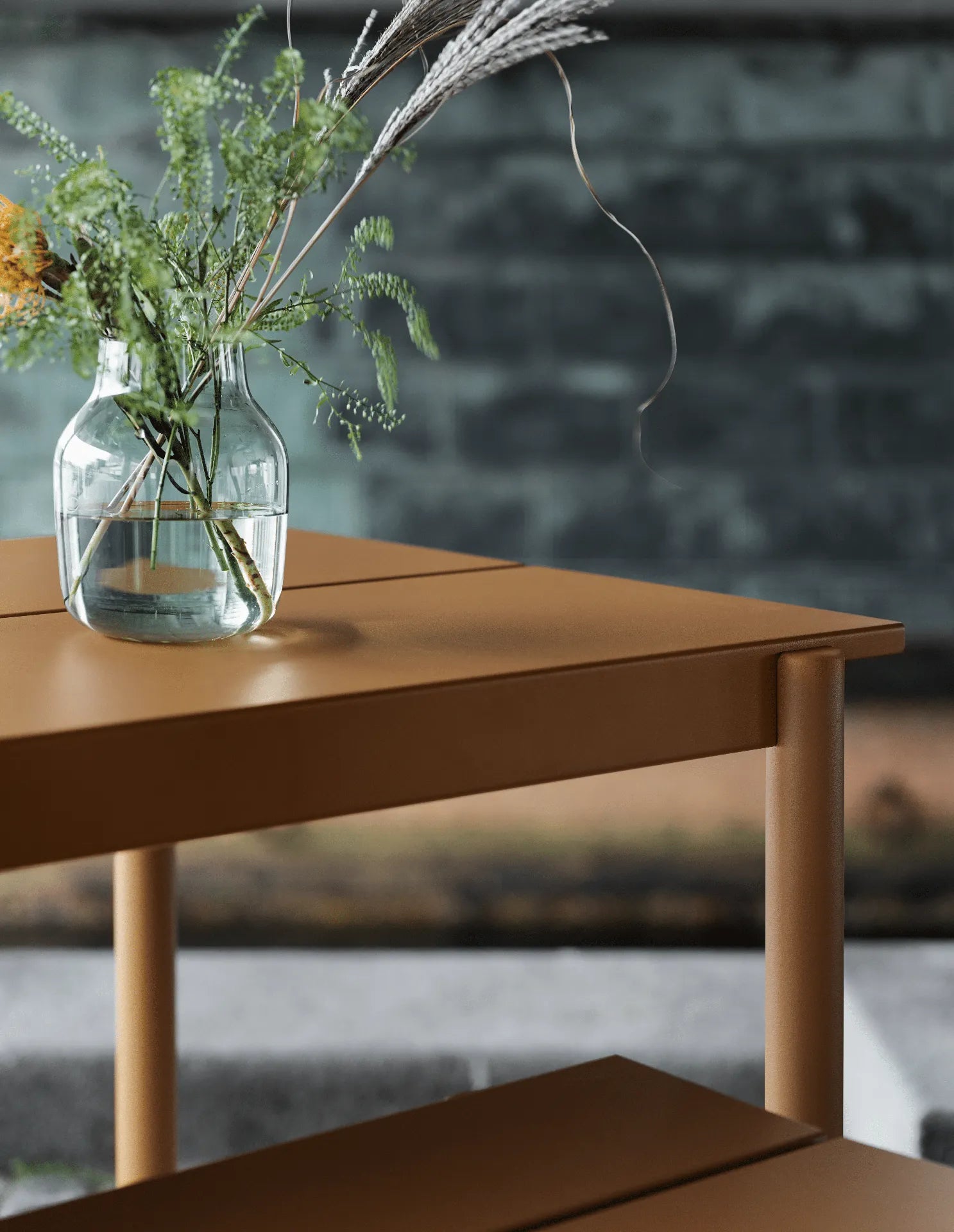 Linear Steel Table