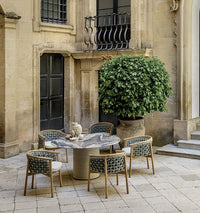Table à manger ronde pour patio
