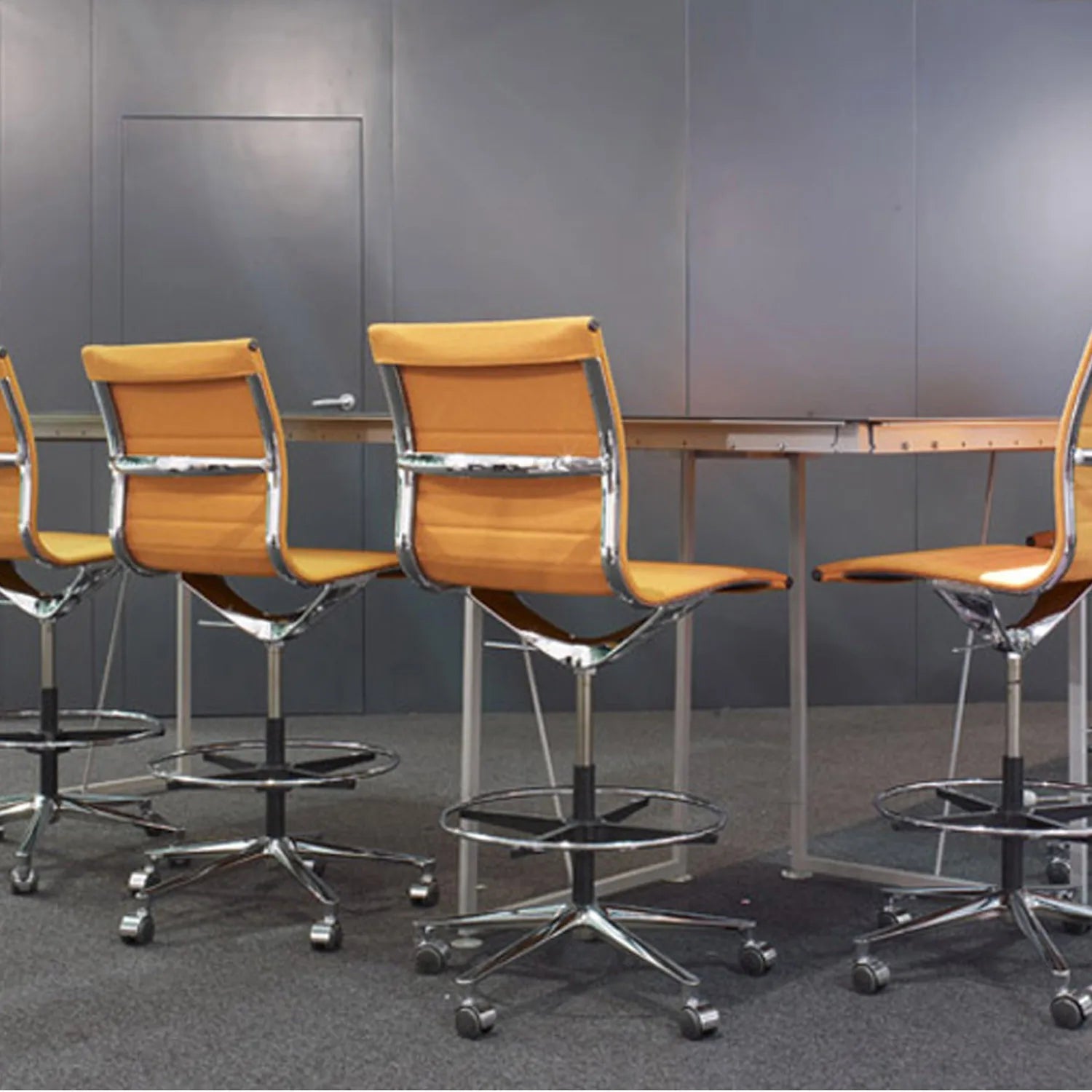 Una Chair Stool With Footring - 5 Star Base