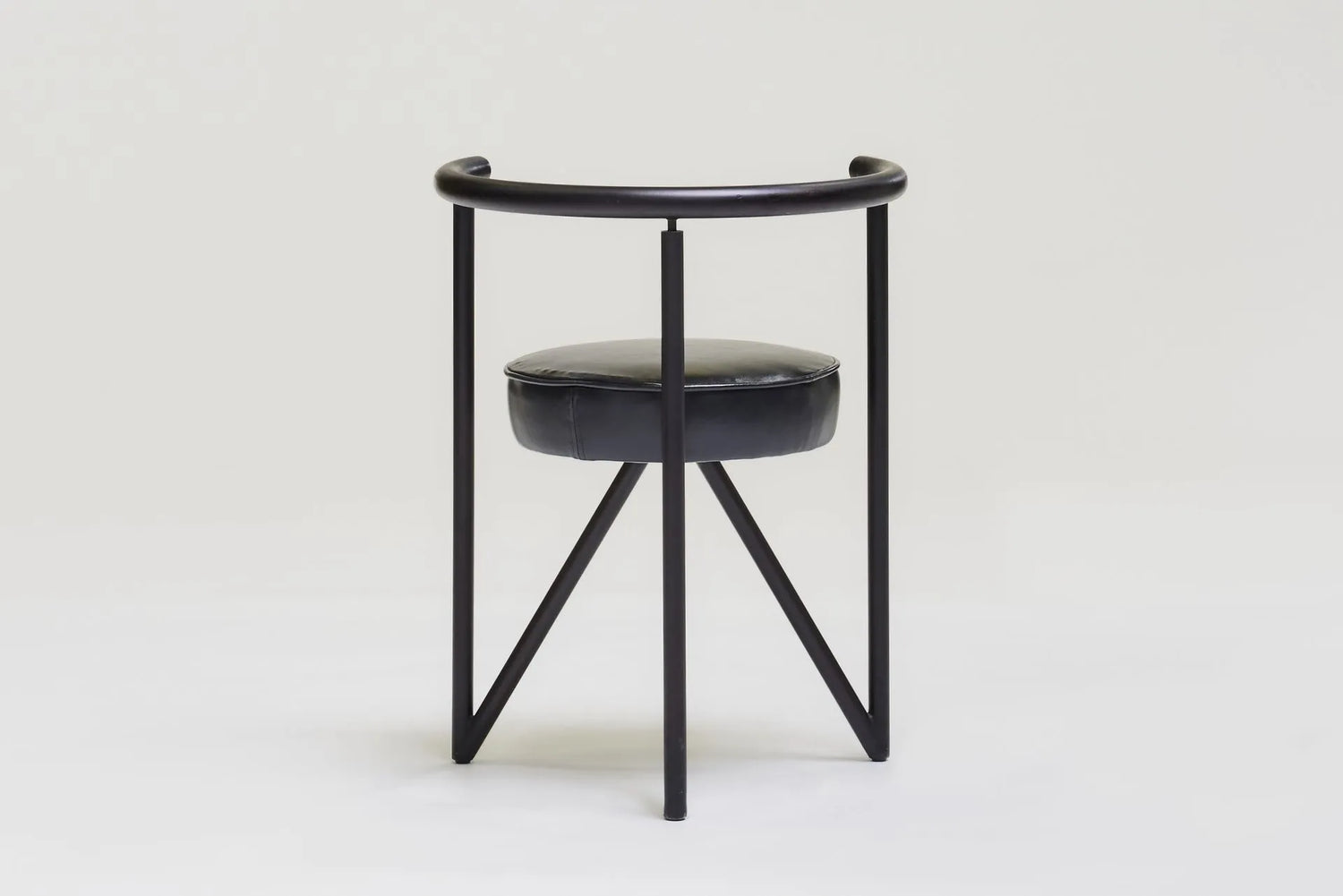 Set of 4 metal dining chairs 'Miss Dorn' by Philippe Starck