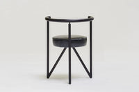 Set of 4 metal dining chairs 'Miss Dorn' by Philippe Starck